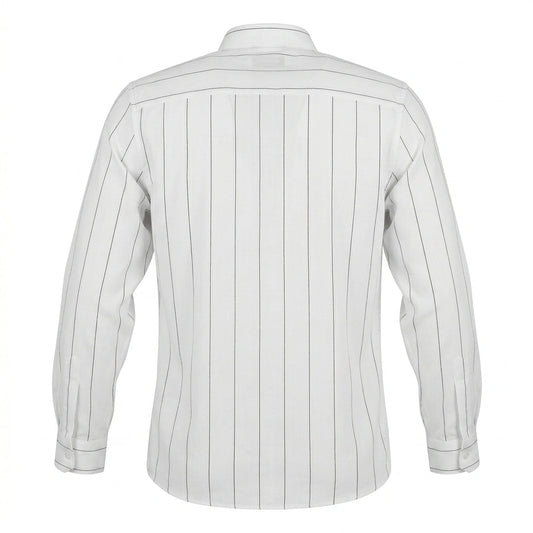 CALVIN KLEIN JEANS Whimsical Azure Long Sleeve Striped Shirt