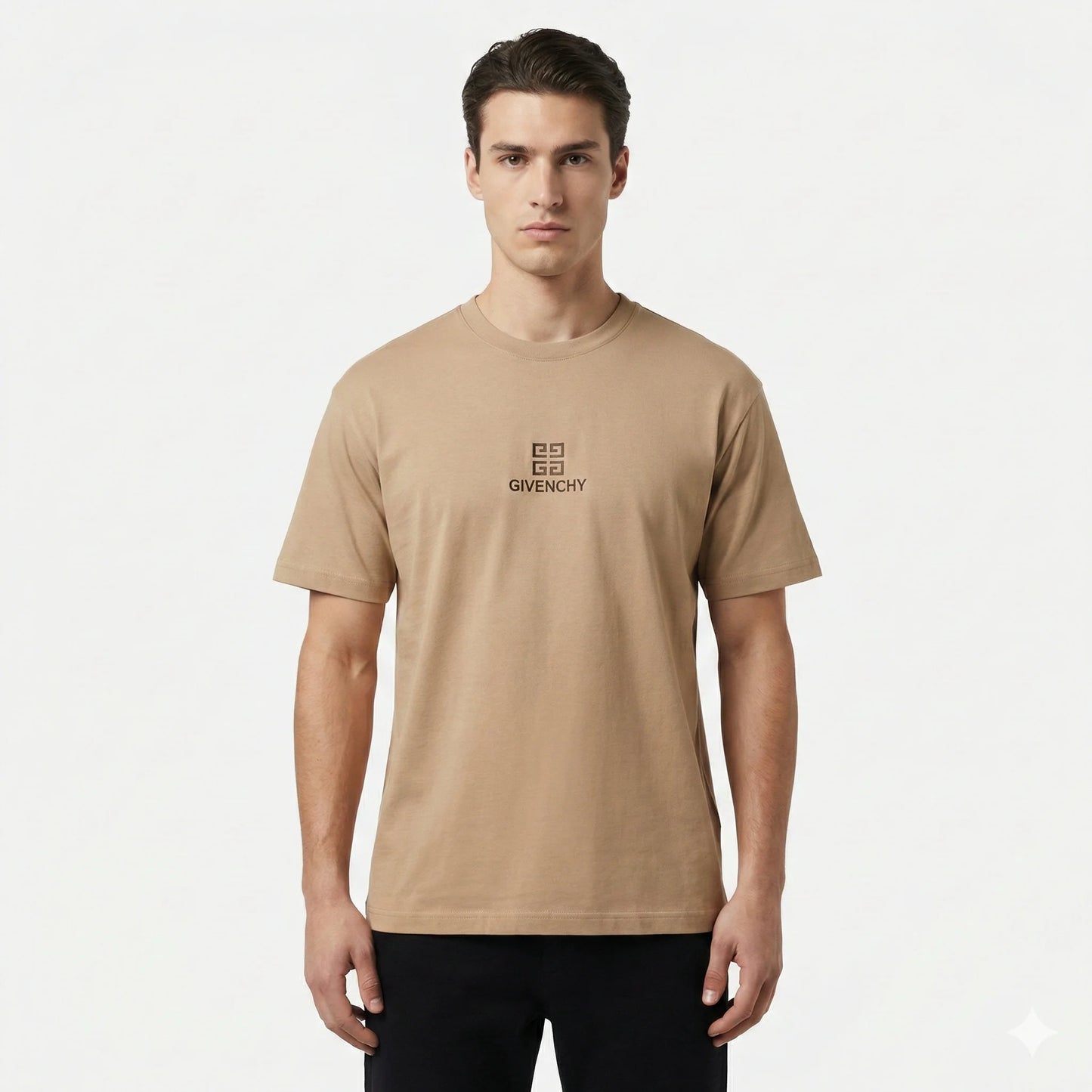 GIVENCHY Sunlit Taupe Signature Fit Short Sleeve T-Shirt