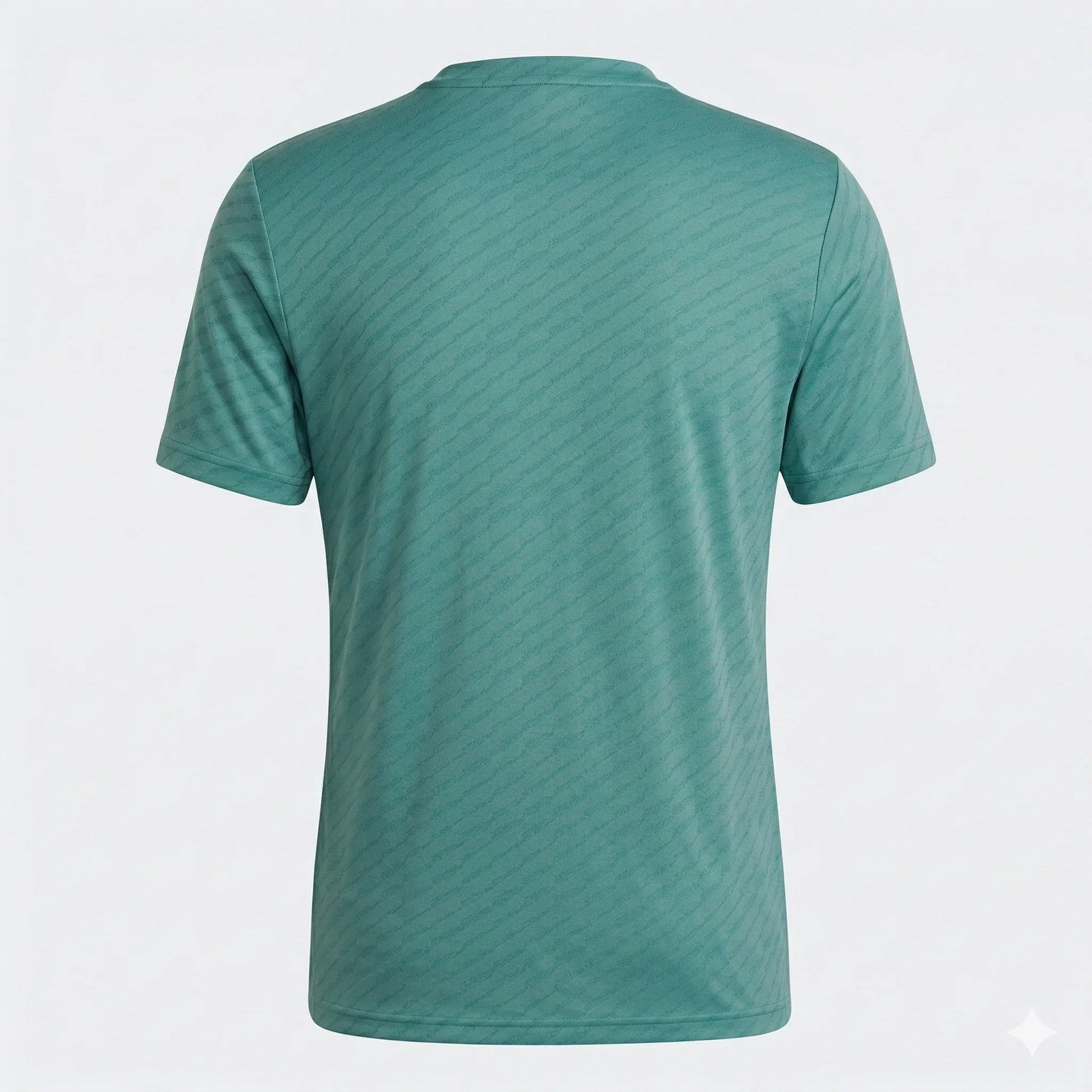 ADIDAS Serene Aqua Tailored Fit Short Sleeve Performance Tee