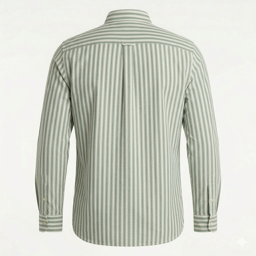 TOMMY HILFIGER Serene Teal Tailored Fit Long Sleeve Button-Up Shirt
