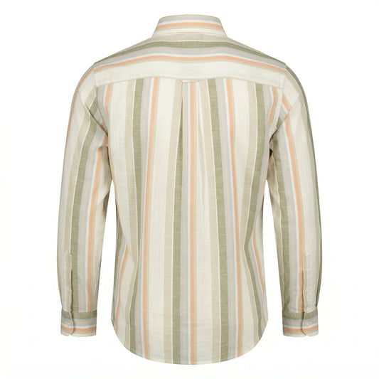 POLO Ralph Lauren Regular Fit Stripe Full Sleeve Linen Shirt