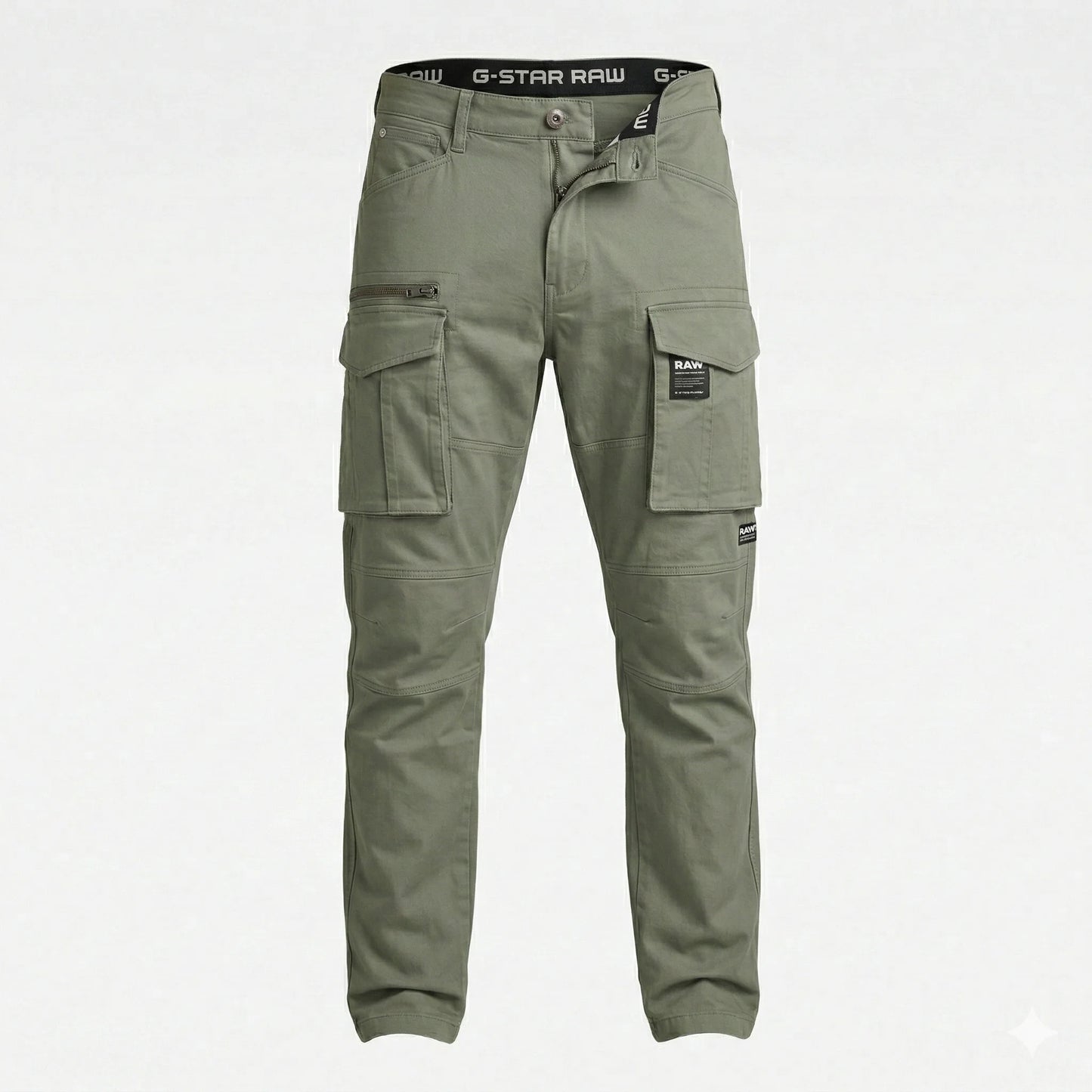 G-STAR RAW Verdant Sage Tailored Fit Cargo Utility Pants
