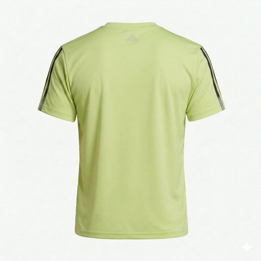 ADIDAS Vibrant Lime Athletic Fit Short Sleeve DRI-FIT Tee