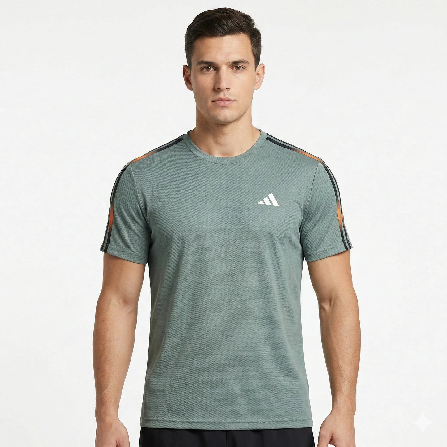 ADIDAS Enchanted Sage Athletic Fit Short Sleeve DRI FIT Training Tee