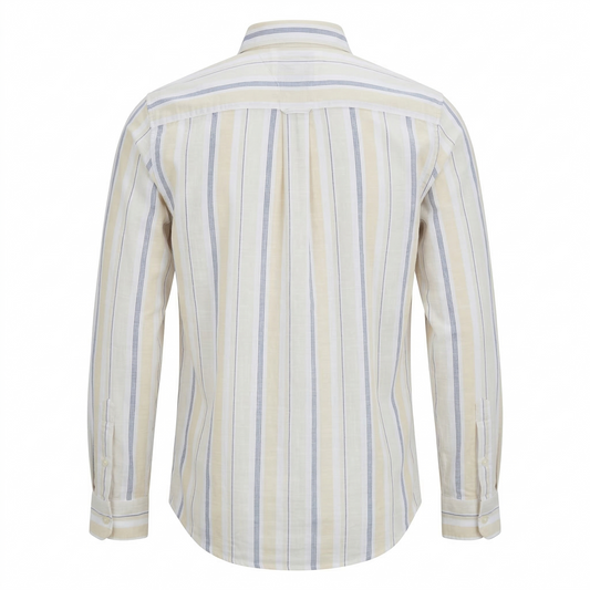 TOMMY HILFIGER Serene Sandstone Slim Fit Long Sleeve Button-Up Shirt