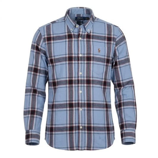 POLO RALPH LAUREN Opulent Azure Tailored Fit Long Sleeve Shirt