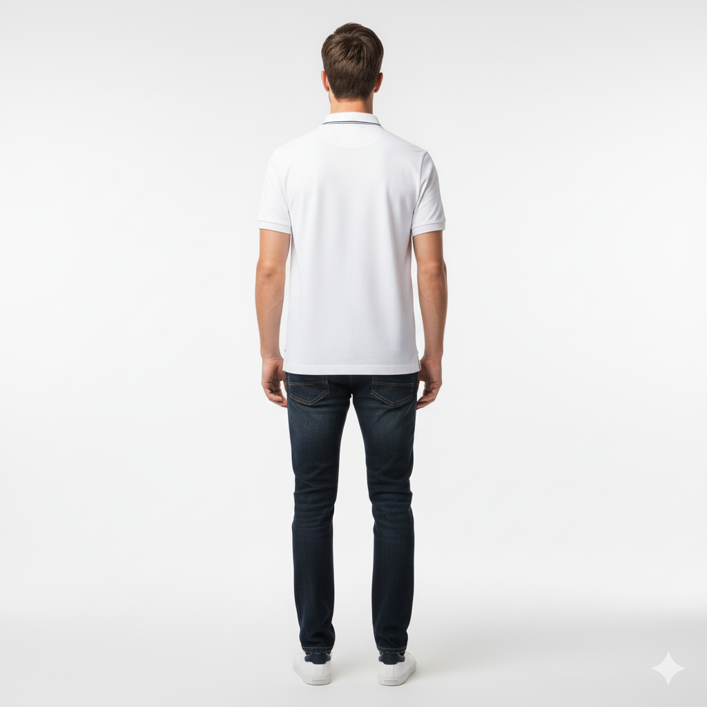 LACOSTE Serene Blossom Tailored Fit Short Sleeve Piqué Polo Shirt