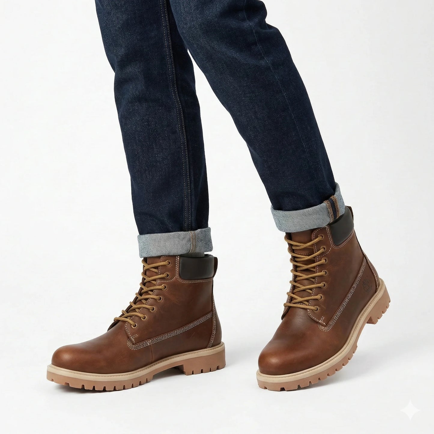 TIMBERLAND Rustic Maple Sturdy Fit Leather Hiking Boots