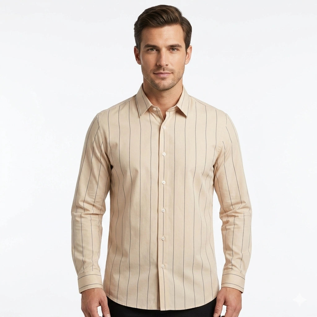 CALVIN KLEIN JEANS Whimsical Quartz Ember Classic Fit Long Sleeve Shirt