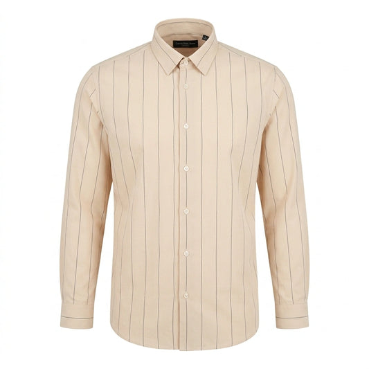 CALVIN KLEIN JEANS Whimsical Quartz Ember Classic Fit Long Sleeve Shirt