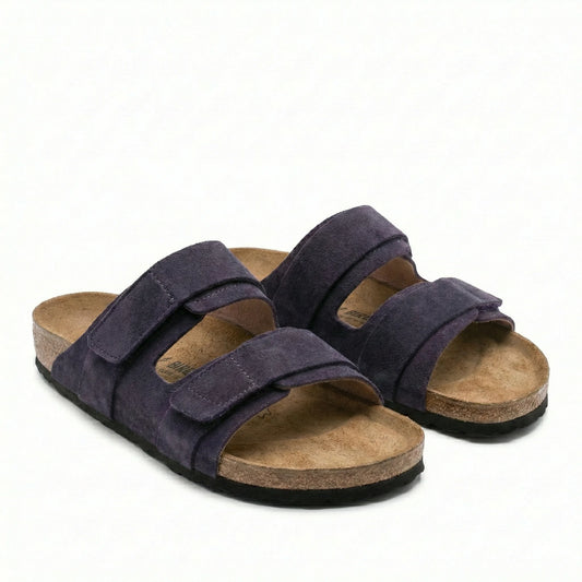 BIRKENSTOCK Mystical Plum Classic Suede Arizona Sandals