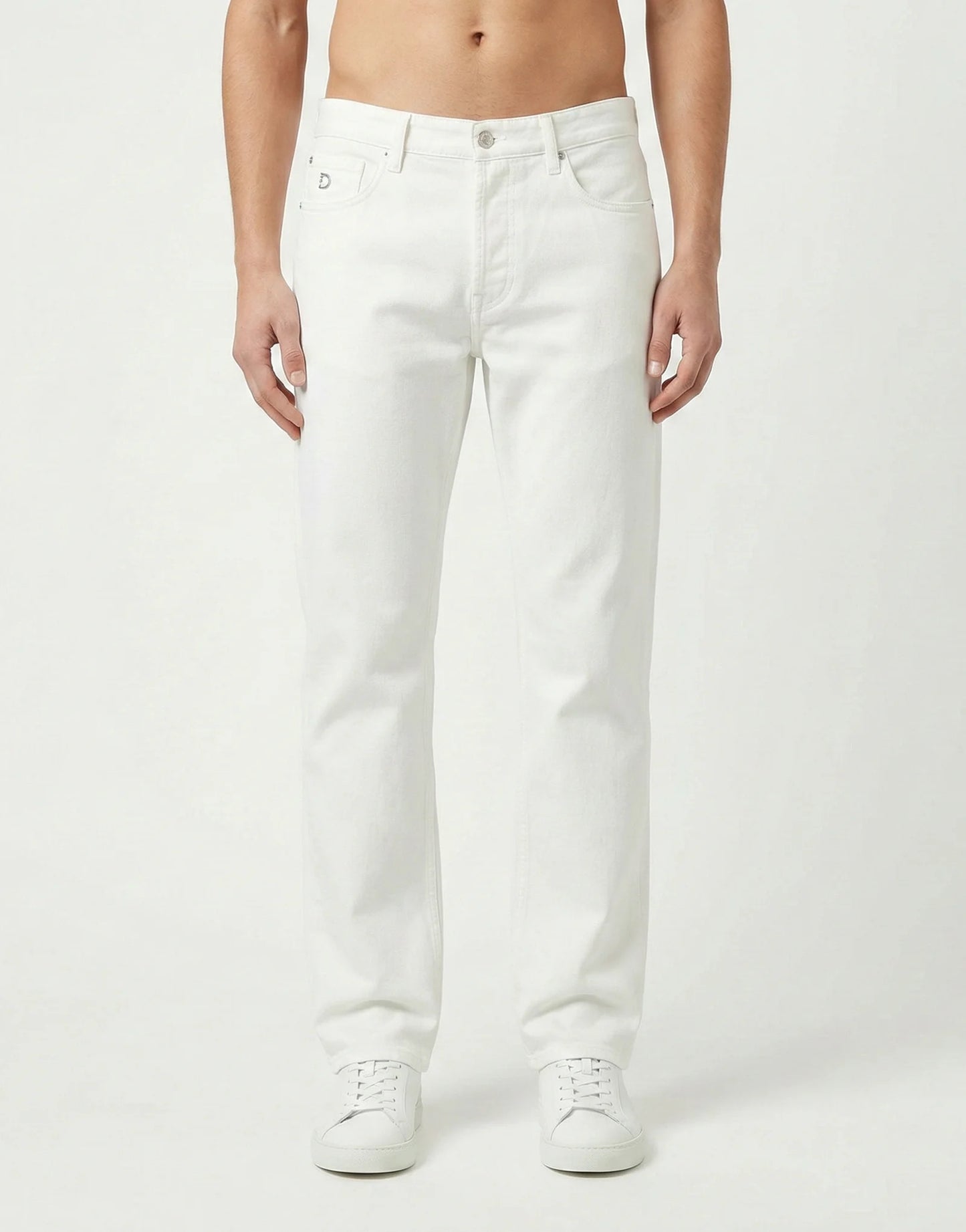 Salvatore Ferragamo Lunar Pearl Tailored Fit Denim Jeans