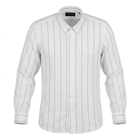 CALVIN KLEIN JEANS Whimsical Azure Long Sleeve Striped Shirt