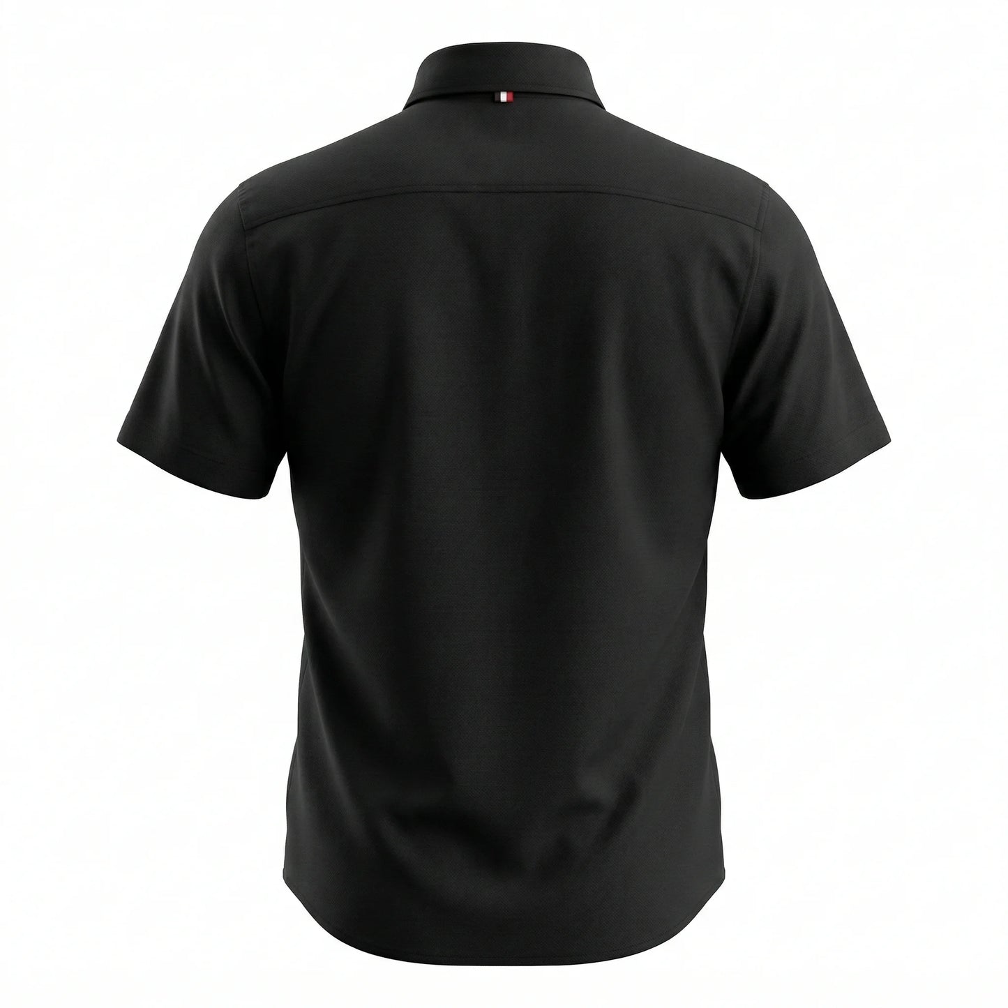 BOSS Ethereal Charcoal Tailored Fit Short Sleeve Linen Shirt