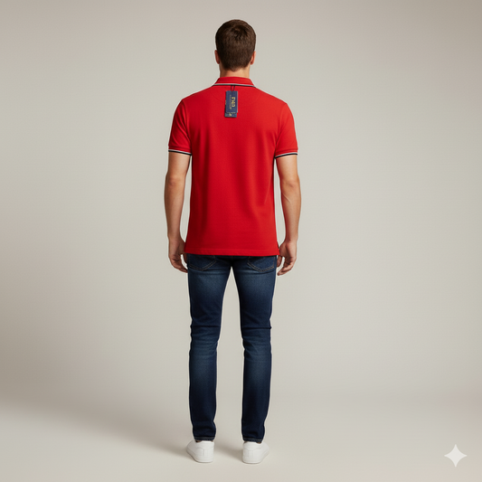 POLO RALPH LAUREN Radiant Ember Classic Fit Short Sleeve Piqué Polo Shirt