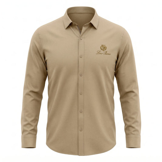 Loro Piana Regular Fit Full Sleeve Linen Shirt