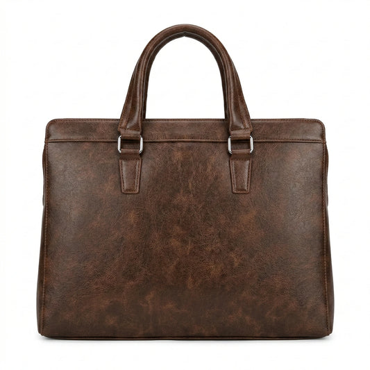MONTBLANC Rustic Mahogany Luxe Leather Briefcase