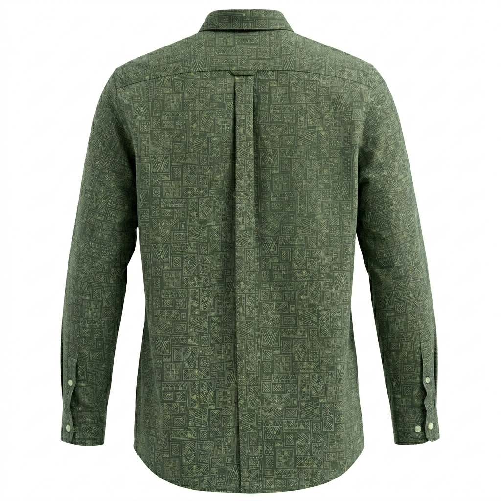 GANT Mystic Fern Tailored Fit Long Sleeve Button-Up Shirt