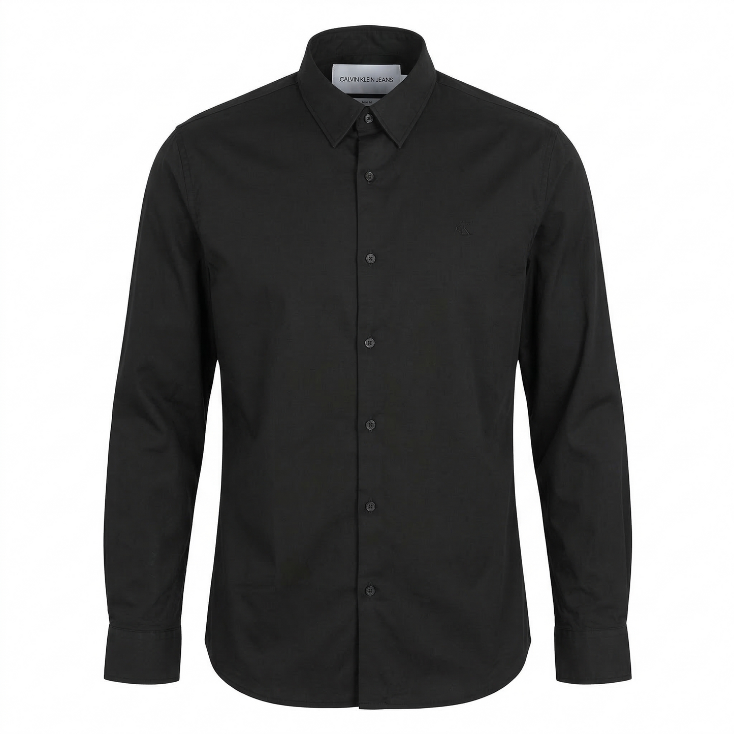 CALVIN KLEIN JEANS Ethereal Onyx Tailored Fit Long Sleeve Button-Up Shirt