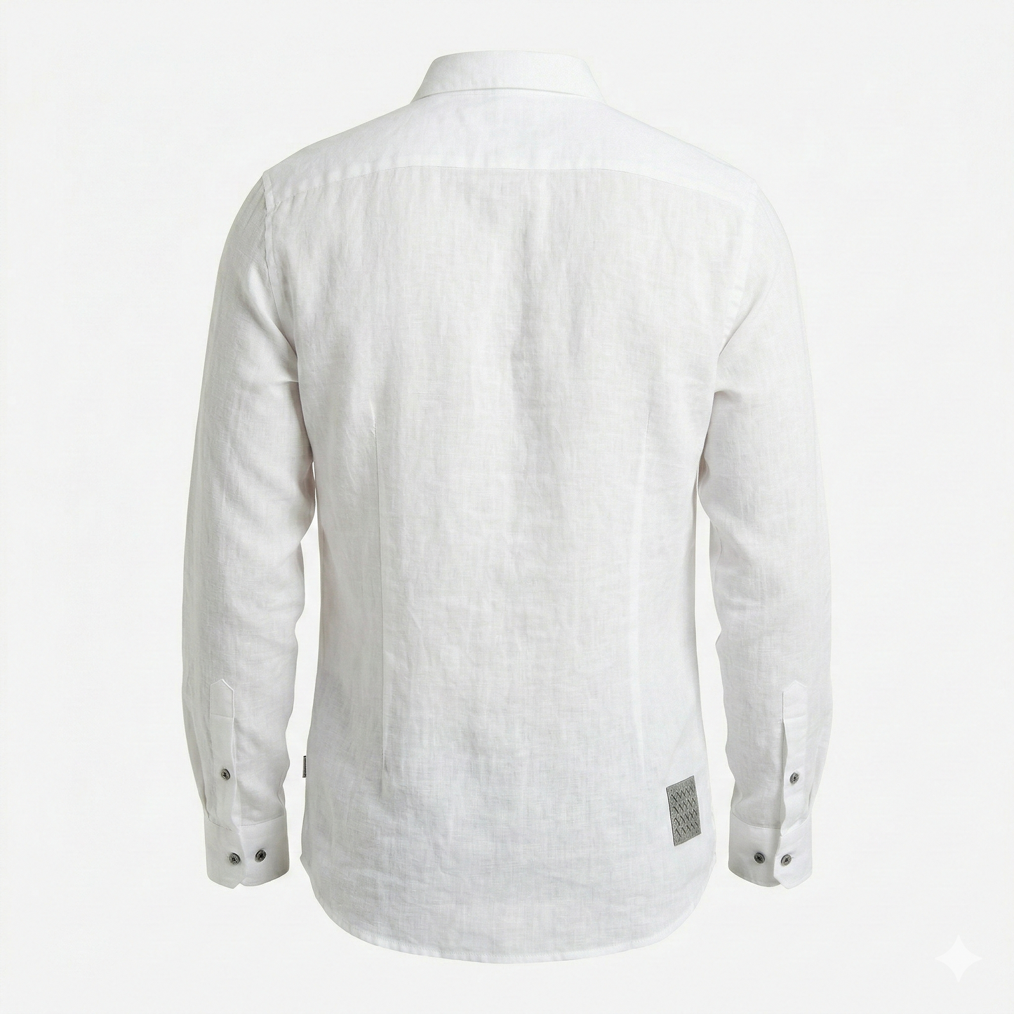A|X Celestial Pearl Tailored Fit Long Sleeve Linen Shirt