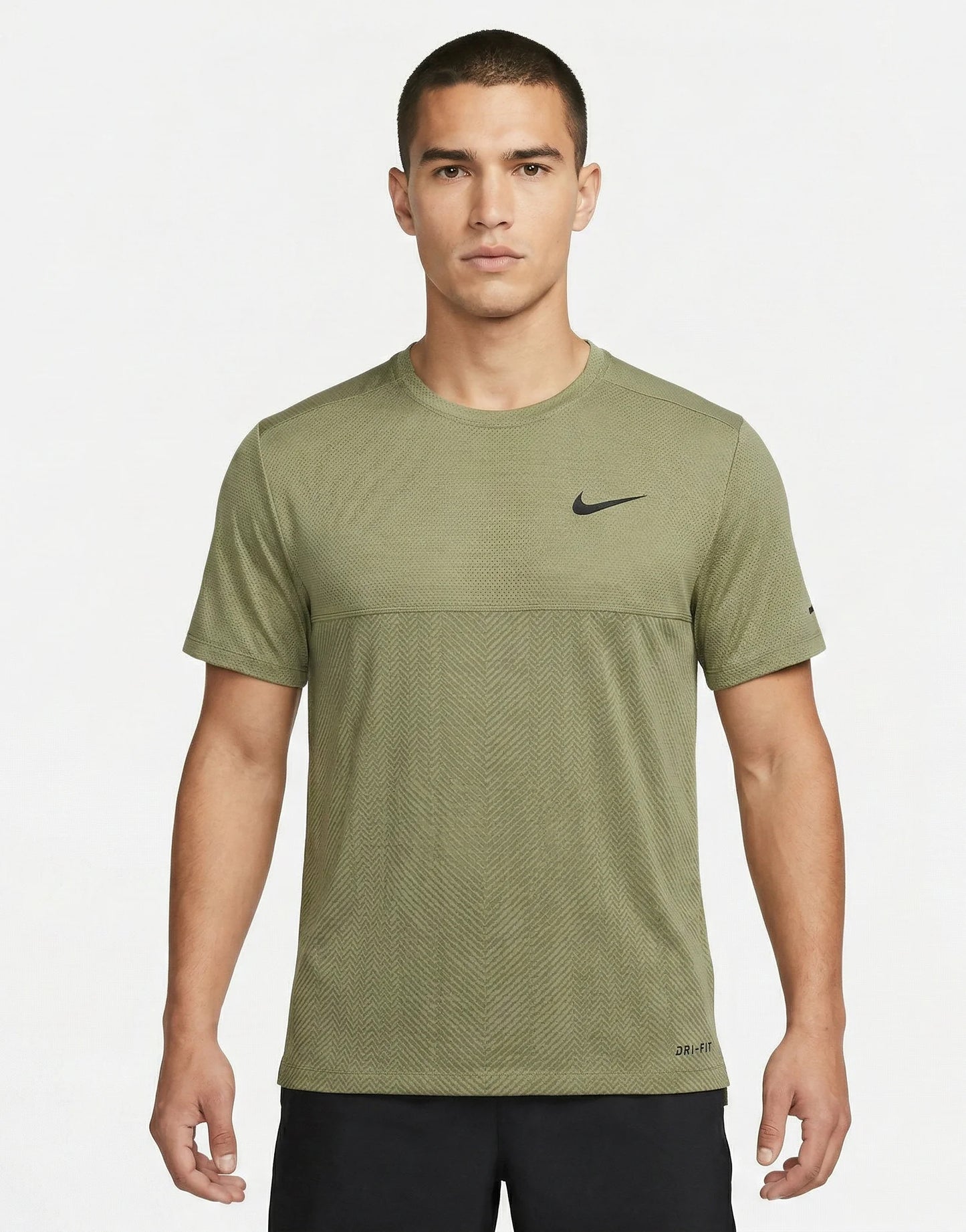NIKE Mystic Sage Athletic Fit Short Sleeve Dri-FIT Training Tee