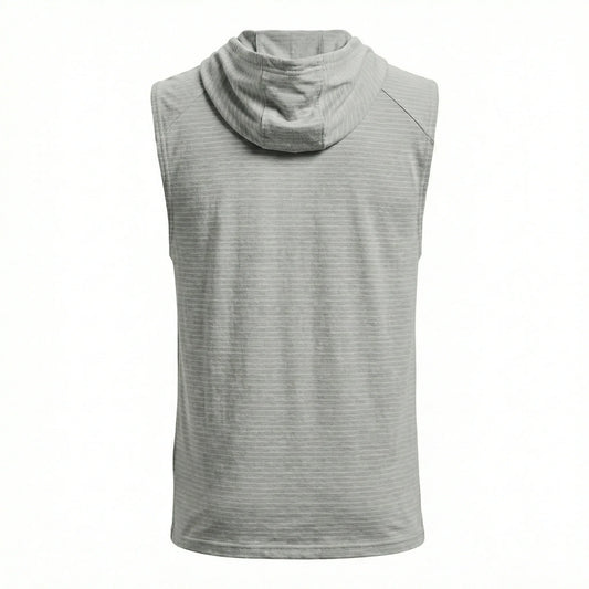 UNDER ARMOUR Nimbus Grey Dynamic Fit Sleeveless Hoodie