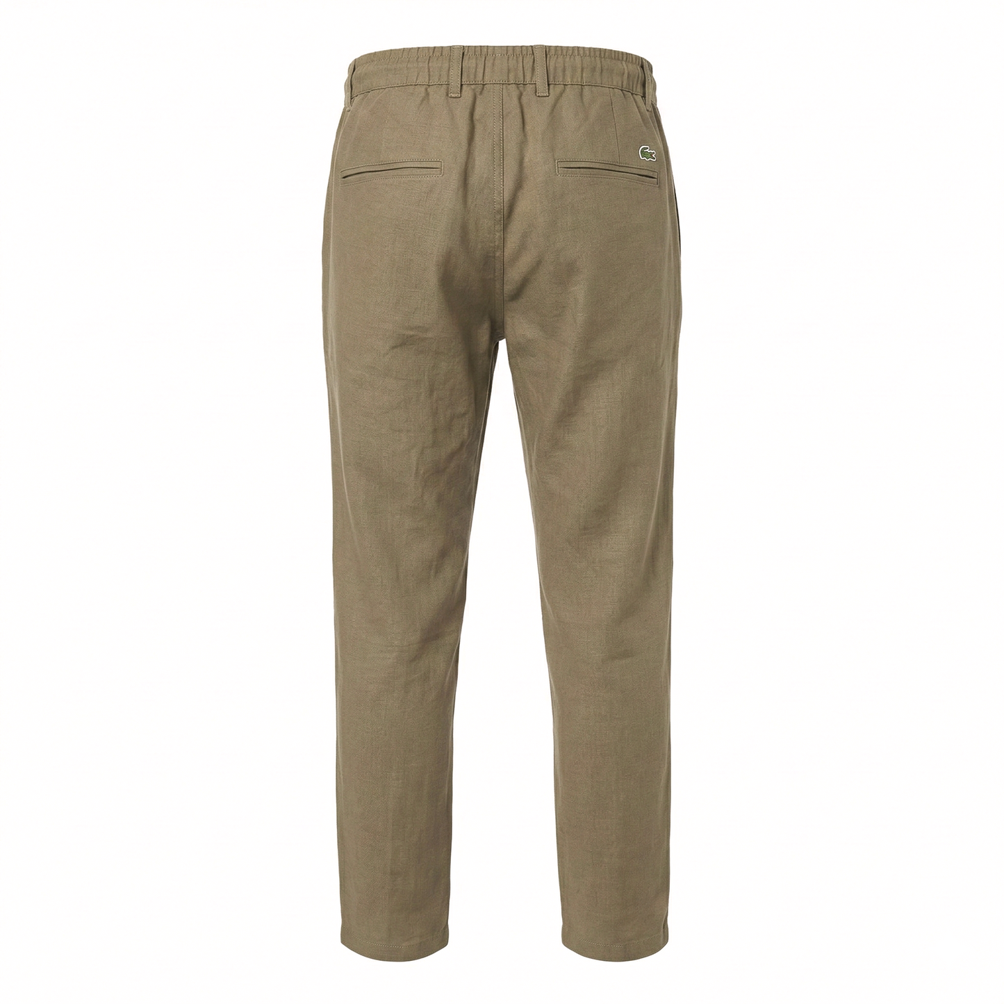 LACOSTE Tranquil Sage Easygoing Fit Linen Trouser