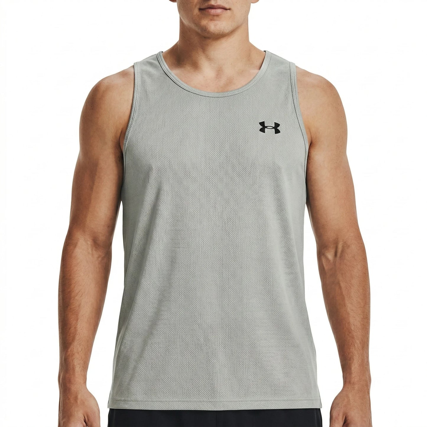 UNDER ARMOUR Whispering Sage Athletic Fit Sleeveless Performance Tank Top