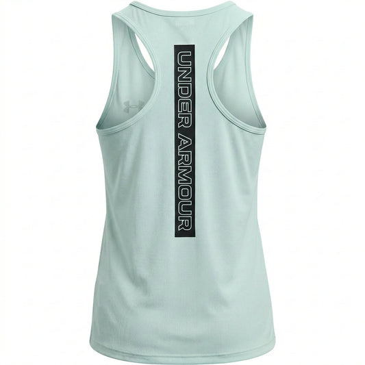 UNDER ARMOUR Serene Aqua Sleek Fit Training Tank Top
