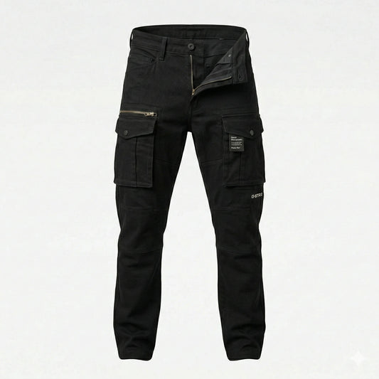 G-STAR RAW Obsidian Shadow Tailored Fit Cargo Pants with Zipper Accents