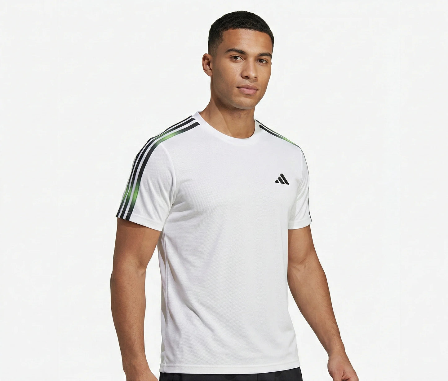 ADIDAS Radiant Teal Athletic Fit Short Sleeve DRI-FIT Tee