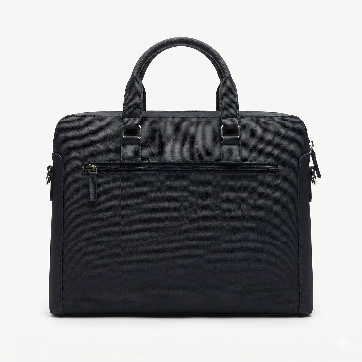 LACOSTE Midnight Quartz Luxe Leather Executive Laptop Bag