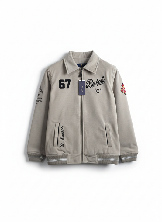 POLO RALPH LAUREN Vintage Stone Beige Tailored Fit Cord Jacket with Embroidered Logo