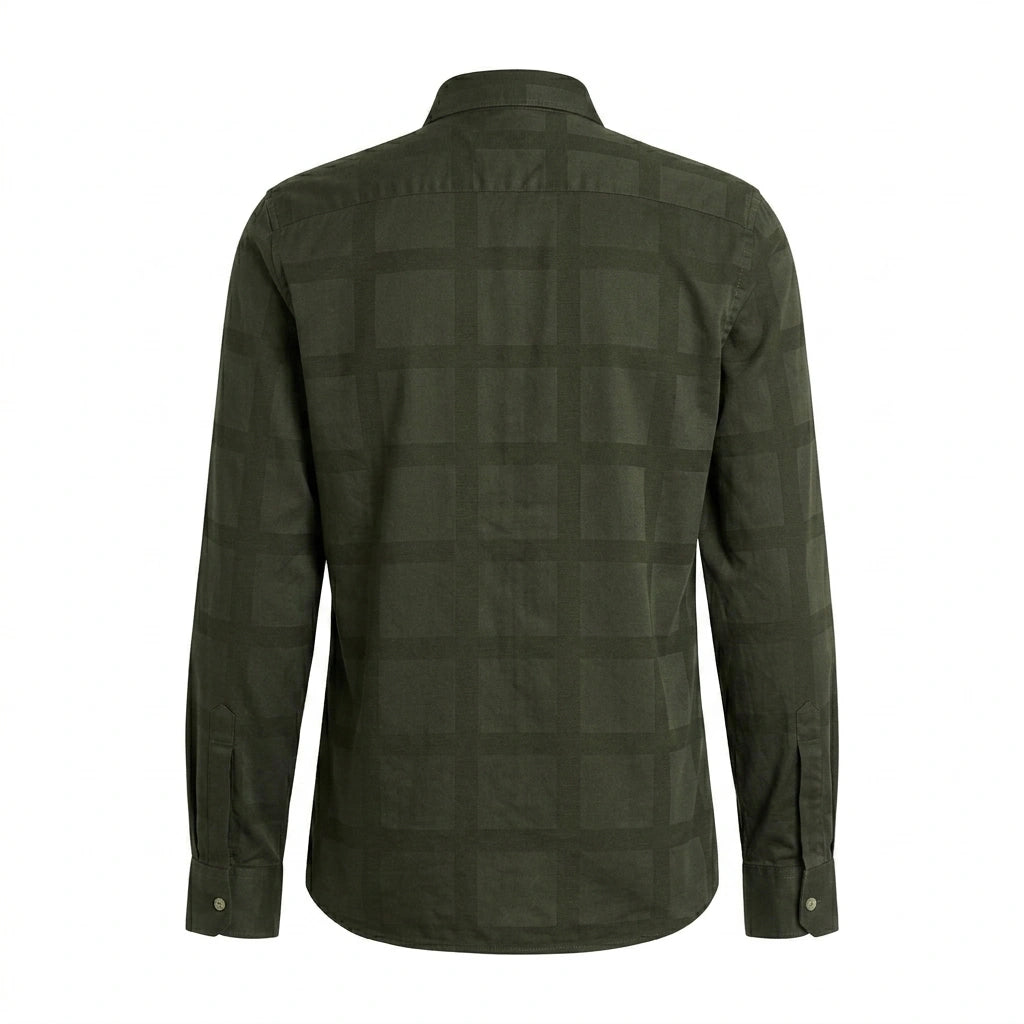 TOMMY HILFIGER Enchanted Forest Luxe Fit Long Sleeve Satin Shirt