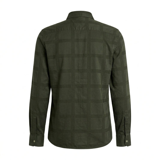 TOMMY HILFIGER Enchanted Forest Luxe Fit Long Sleeve Satin Shirt