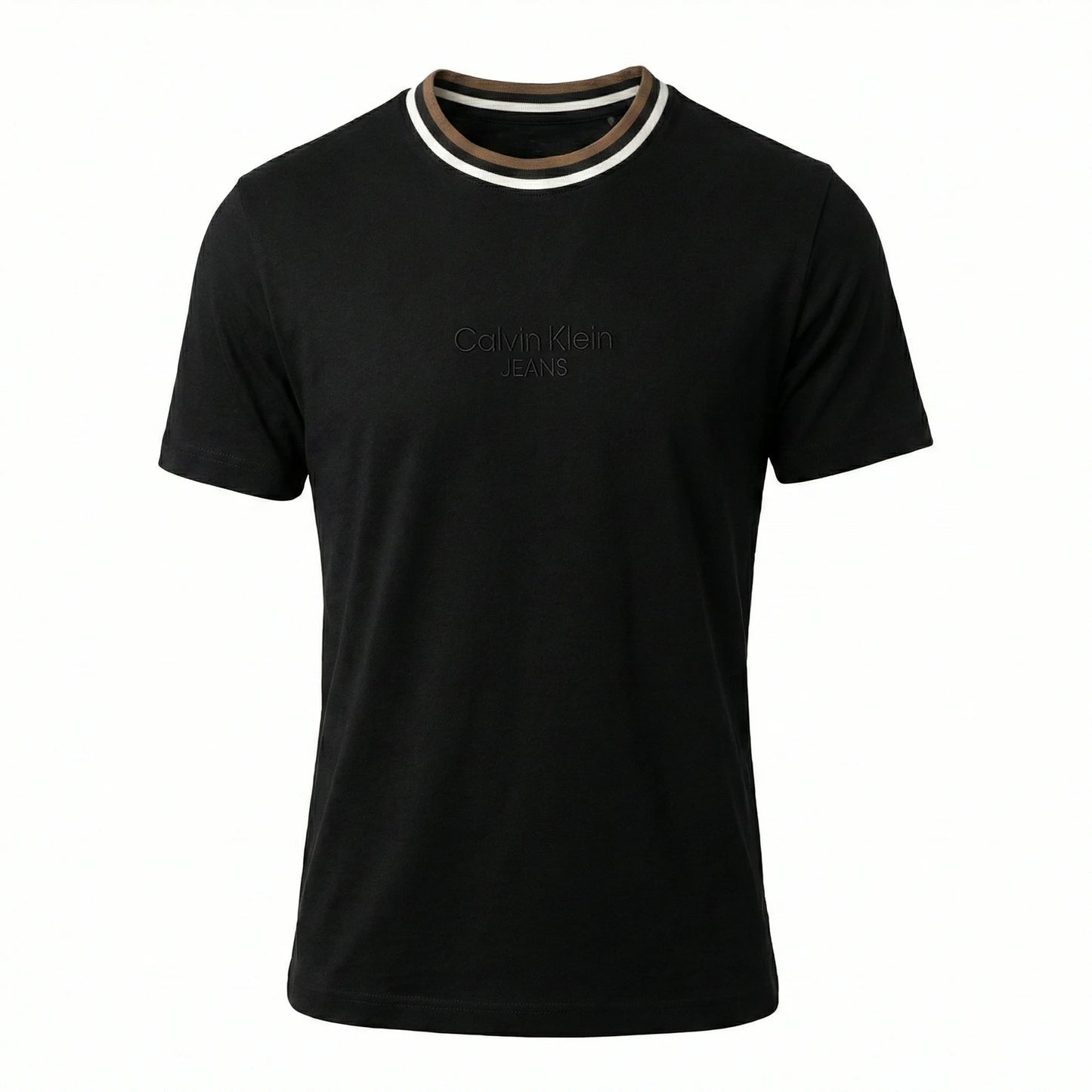 CALVIN KLEIN JEANS Ember Slate Tailored Fit Short Sleeve T-Shirt