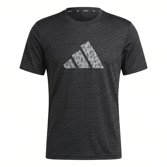 ADIDAS Obsidian Mist Athletic Fit Short Sleeve Dri-Fit T-Shirt