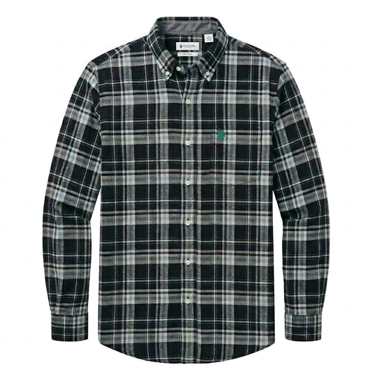 U.S. POLO ASSN. Twilight Slate Tailored Fit Long Sleeve Plaid Shirt
