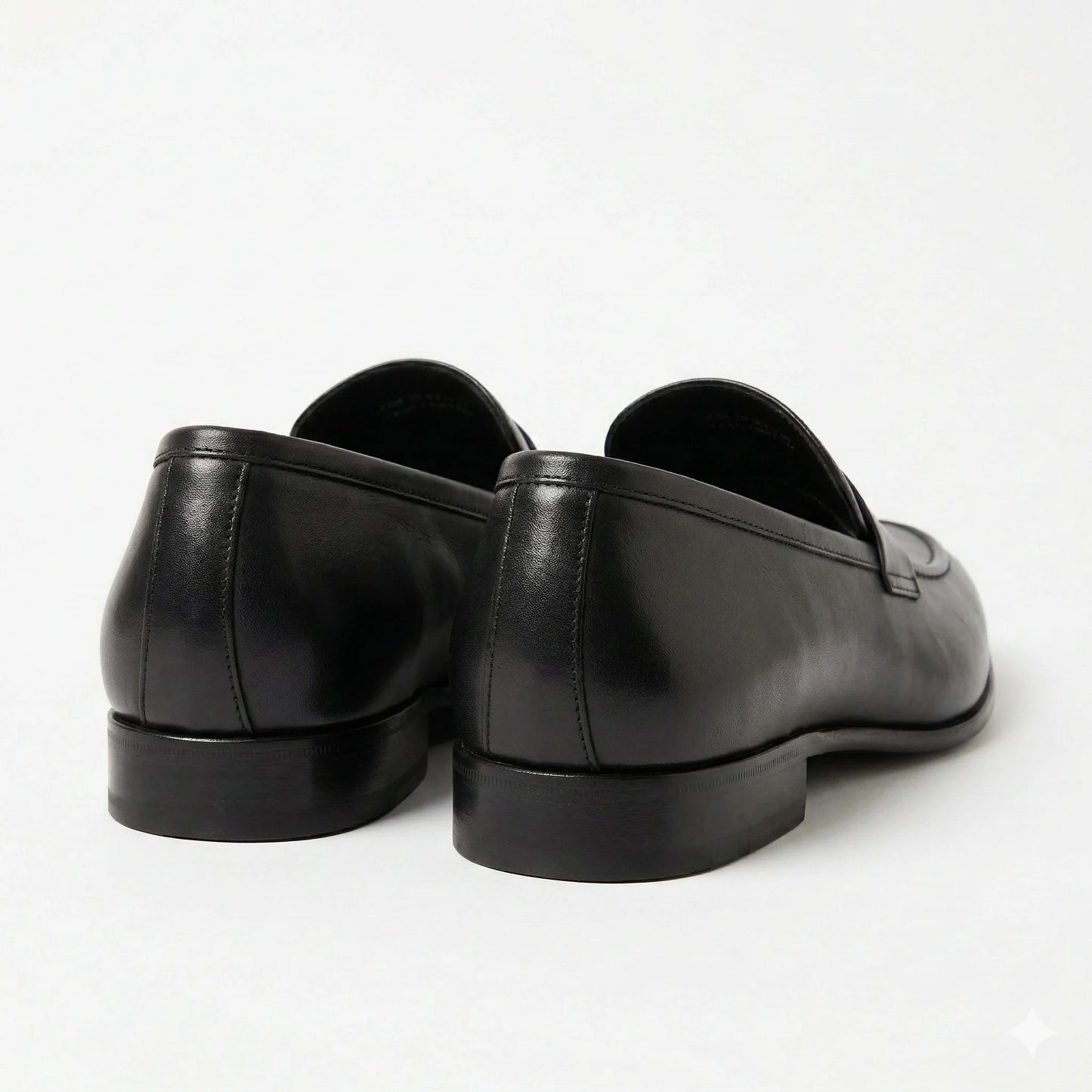 ROSSO BRUNELLO Twilight Onyx LuxeStep Classic Leather Loafers