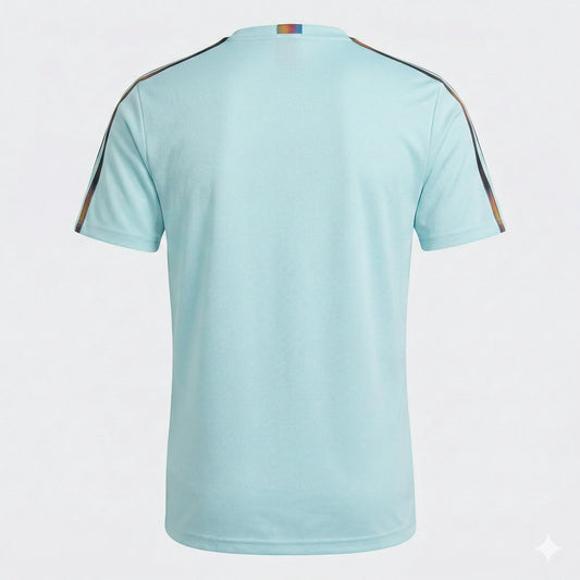 ADIDAS Serene Aqua Athletic Fit Short Sleeve DRI-FIT Training Tee