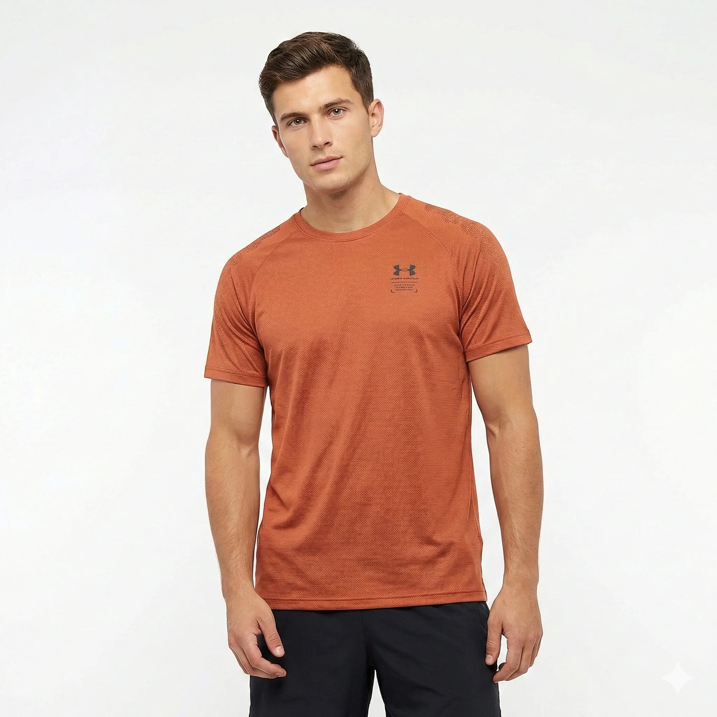 UNDER ARMOUR Radiant Terracotta Athletic Fit Short Sleeve DRI-FIT T-Shirt