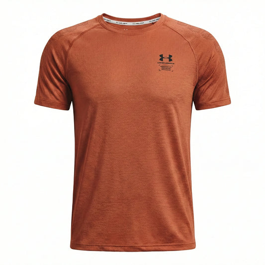 UNDER ARMOUR Radiant Terracotta Athletic Fit Short Sleeve DRI-FIT T-Shirt