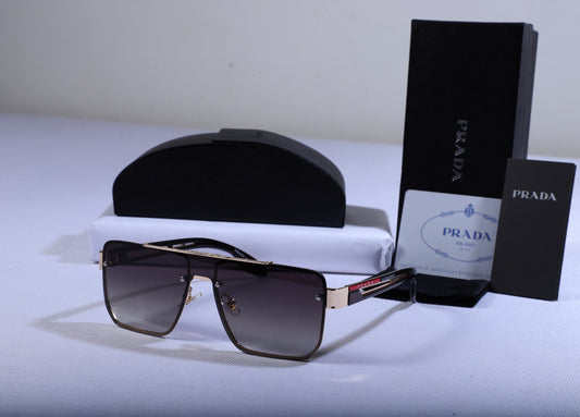 PRADA Celestial Amber Gradient Square Sunglasses