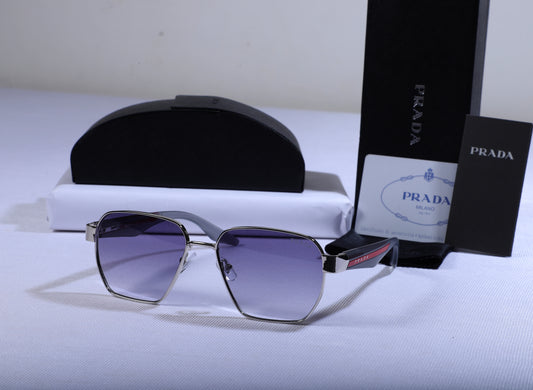 PRADA Ethereal Lavender Gradient Square Sunglasses