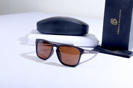 DAVID BECKHAM EYEWEAR Warm Umber Sophisticated Brown Lens Sunglasses