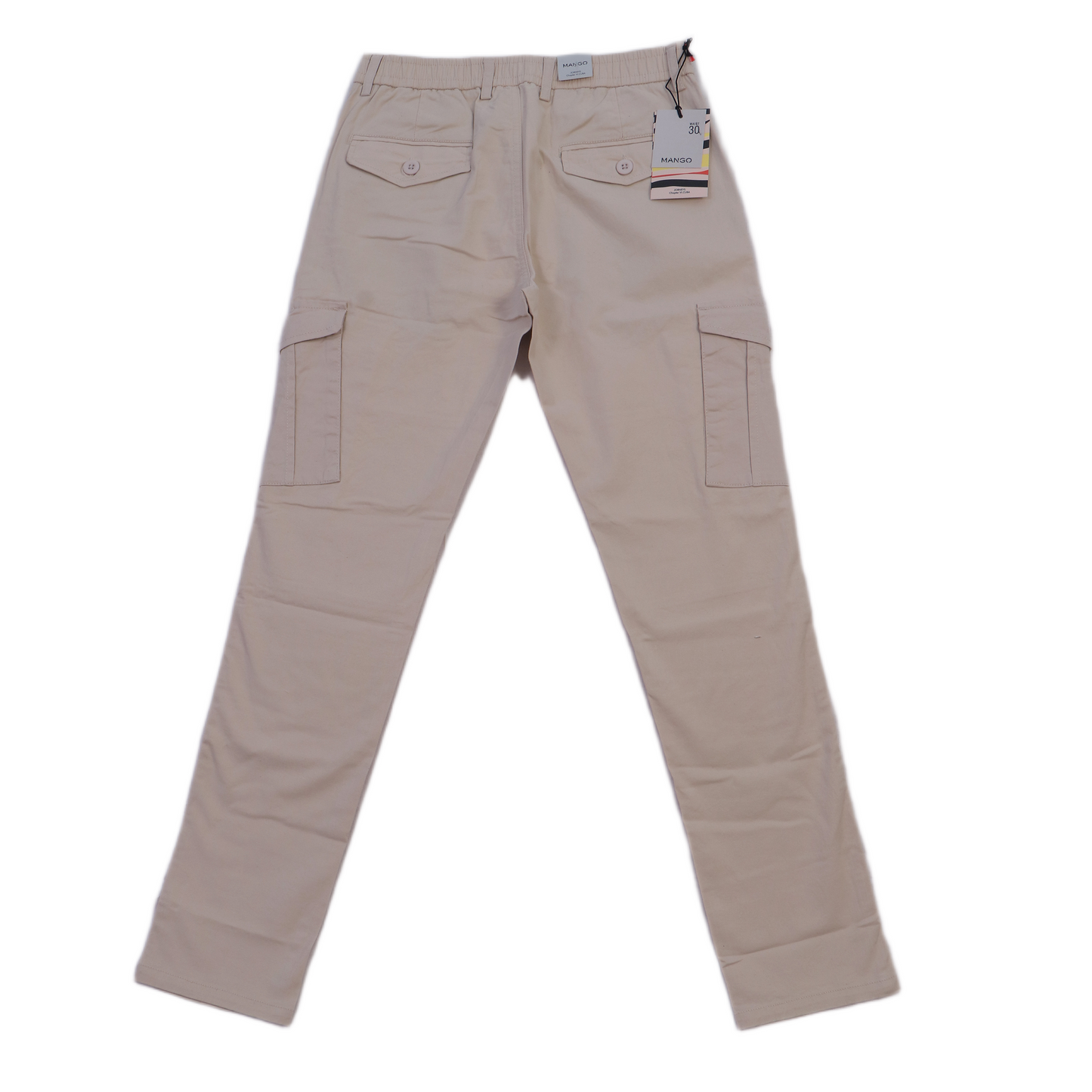 MANGO Radiant Sand Tailored Fit Cargo Pants