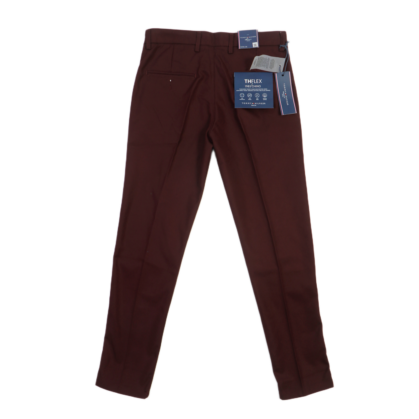 TOMMY HILFIGER Prismatic Sable Umber Tailored Fit Chino Trousers