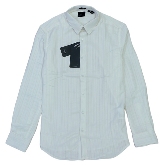 ARMANI EXCHANGE Prismatic Pearl Slim Fit Long Sleeve Shirt