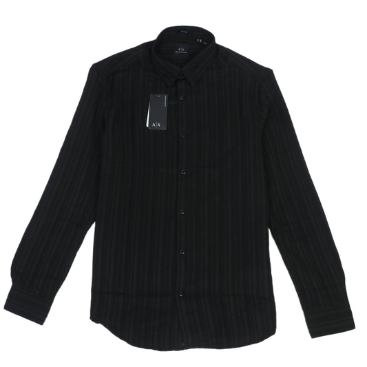 A|X Nebulous Onyx Whisper Tailored Fit Long Sleeve Button-Up Shirt