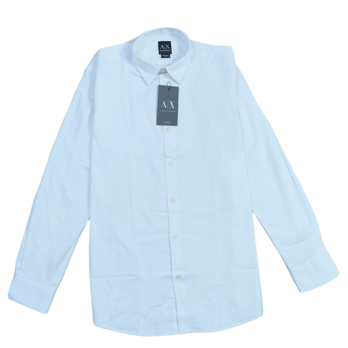 ARMANI EXCHANGE Serene Opal Tailored Fit Long Sleeve Button-Up Shirt